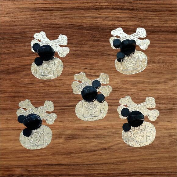 5 Mickey Mouse Skull and Crossbones Disney Parks Trading Pins, Plus 2 Bonus Pins - Picture 2 of 2